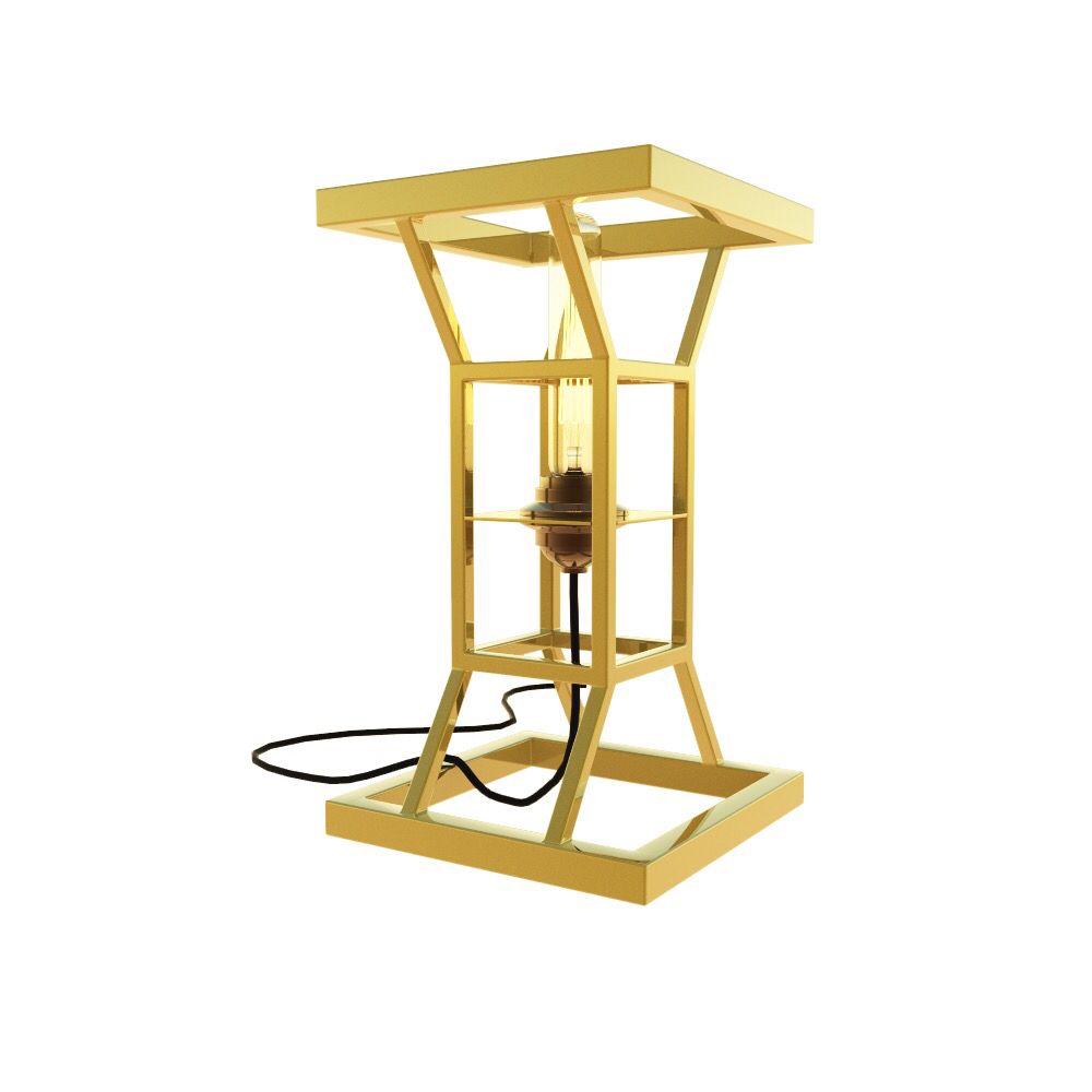 Настільний світильник  Hourglass Gold<br>